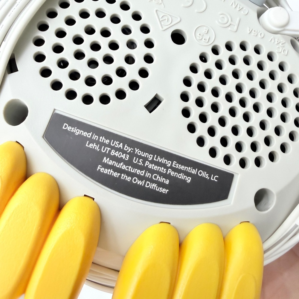 Young Living KidScents Feather the Owl Ultrasonic Diffuser White Noise Machine - Picture 2 of 7